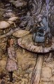 Alice in Wonderland The Rabbit Sends in a Little Bill illustrator Arthur Rackham